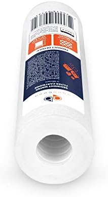 Aquaboon 10” x 2.5” Whole House and Reverse Osmosis Sediment 1 Micron Water Filter Cartridge | COMPATIBLE WITH: Culligan P1, Pentek P1, PD-1-934, P5, AP110, WFPFC5002, CFS110, RS14, WHKF-GD05 (4-PACK)