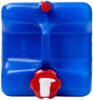 Reliance Products Aqua-Tainer 7 Gallon Rigid Water Container, Blue , 11.3 Inch x 11.0 Inch x 15.3 Inch