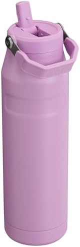 Stanley IceFlow Flip Straw 2.0 Water Bottle 36 OZ | Built-In Straw with Larger Opening | Lightweight & Leak-Resistant | Insulated Stainless Steel | BPA-Free | Lilac