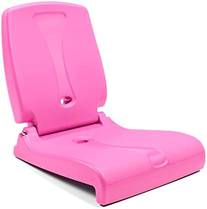 Step2 Foldable Adult Flip Seat, Portable Outdoor Chair for Poolside, Tailgating, Camping, Picnic Chair, Provides Back Support When Sitting on Ground, Bright Pink