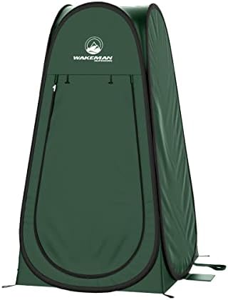 Pop Up Pod - Privacy Shower Tent, Dressing Room, or Portable Toilet Stall with Carry Bag for Camping, Beach, or Tailgate by Wakeman Outdoors