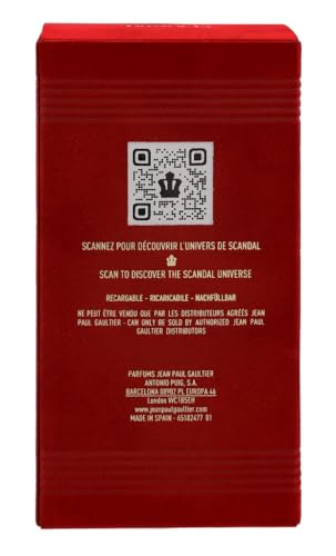 Jean Paul Gaultier Scandal Le Eau de Parfum Intense Refillable Spray for Men, 3.4 Ounce