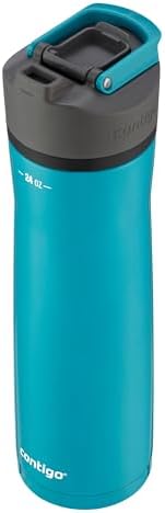 Contigo Cortland Chill 2.0 Stainless Steel Water Bottle with AUTOSEAL Lid 24 oz Juniper and Azalea 2-Pack