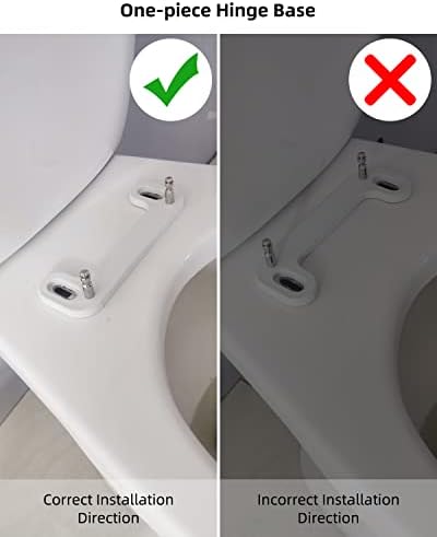 Hibbent Premium Elongated Toilet Seat with Cover Quiet Close, One-Click to Quick Release, Easy Installation Non-Slip Seat Bumpers, Slow Close Toilet Seat and Cover, Easy Cleaning-White Color