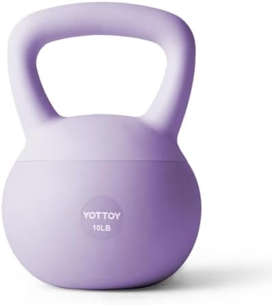 YOTTOY Soft Kettlebell,Kettlebell Anti-Slip Grip Weight for Home Workouts, Kettlebells Set Strength and Safety Guaranteed