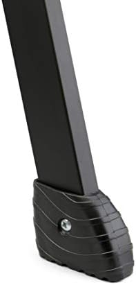 Rubbermaid 3-Step Steel Ladder, Folding Step Stool with Hand Grip and Non-Slip Feet, Black, Tested to ANSI US Safety Standards, No Assembly Required