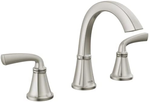 Delta 35864LF-SP Geist Bathroom Faucet, SpotShield Brushed Nickel