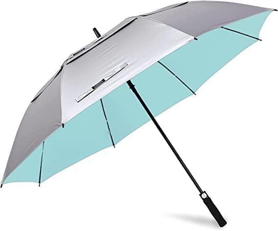 G4Free 47/54/62/68 Inch UV Protection Golf Umbrella Auto Open Vented Double Canopy Oversize Extra Large Windproof Sun Rain Umbrellas
