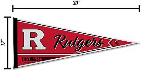 Rico Industries NCAA Classic 12" x 30" Felt Wall Décor Pennant - Great for Home/Bed Room/Man Cave Décor