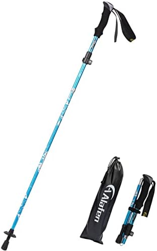 Walking Stick - Collapsible Trekking Pole for Men and Women,7075 Aluminum Hiking Stick for Seniors
