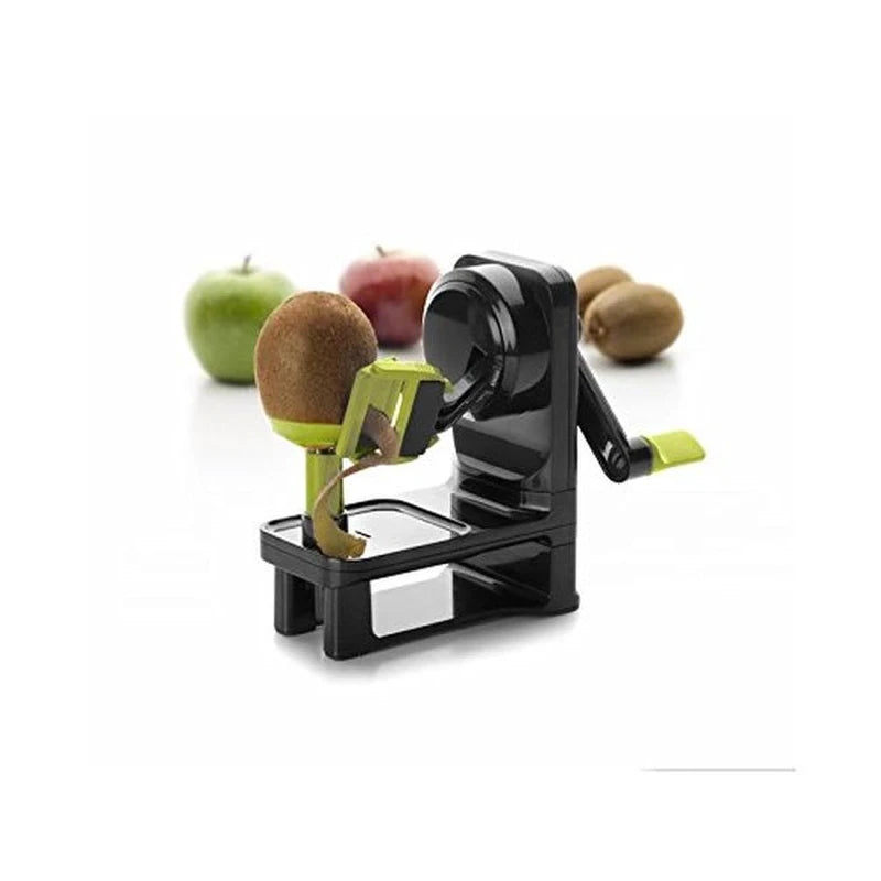Wenko Kiwi & Apple Peeler 15x7 cm, Black/Green, 15 x 7 x 16 cm