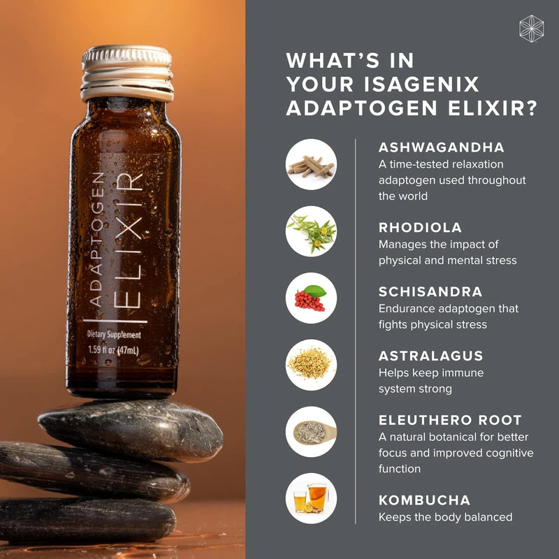 Isagenix Adaptogen Elixir - 10ct