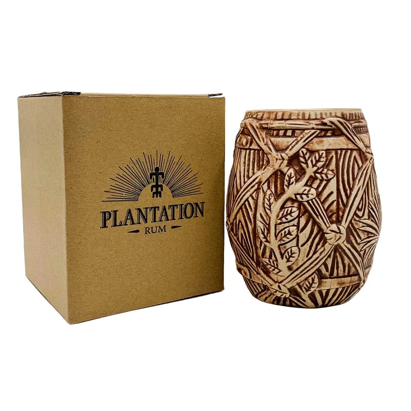 Plantation Rum Tiki Mugs - Tiki Mugs for Rum Drinkers - Barbados