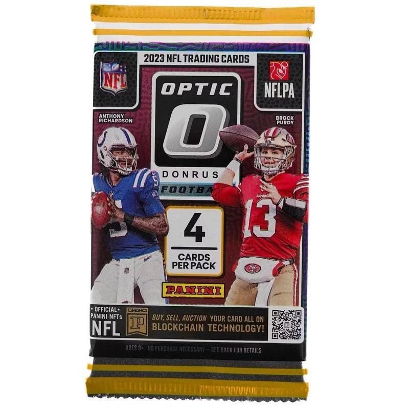 2023 Panini Donruss Optic Football 24-Pack Retail Box Trading Cards - TYPE: 2 PACK
