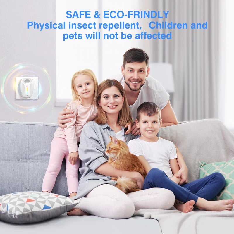 2023 Upgraded Version Ultrasonic Pest Repeller, Indoor Ultrasonic Repellent for Roach, Rodent, Mouse, Bugs, Mosquito, Mice, Spider, Ant,Electronic Plug in Pest Control,3 Mode Switching,6 Packs