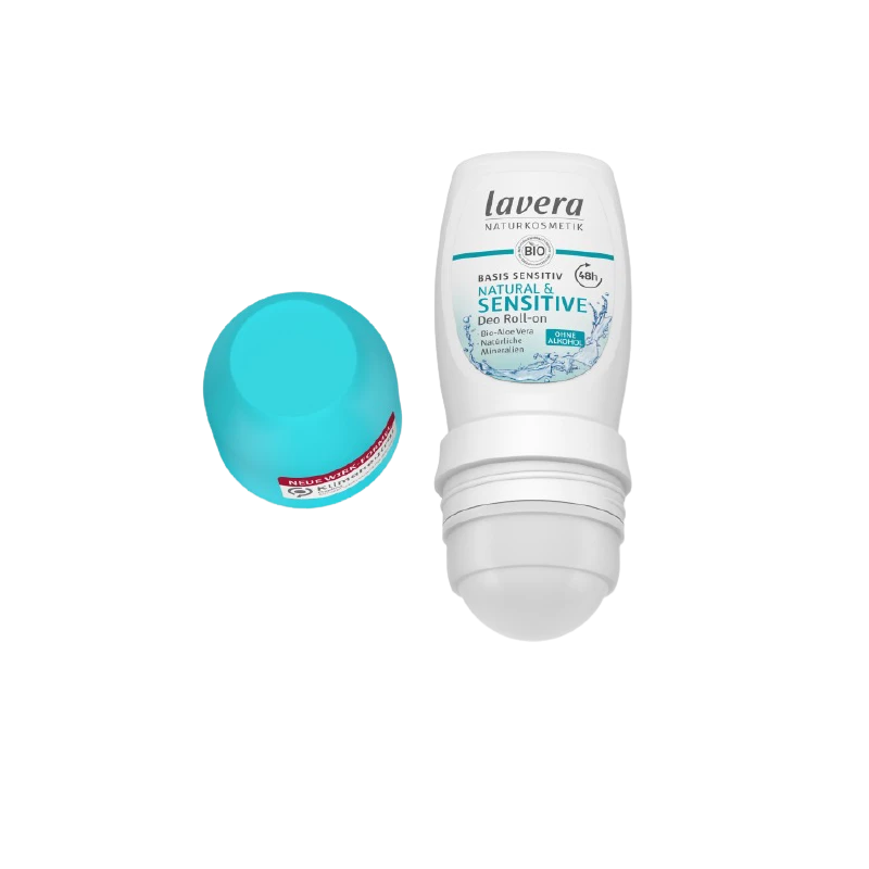 lavera NATURAL & SENSITIVE Basis Sensitiv Deodorant Roll-On, 50 ml