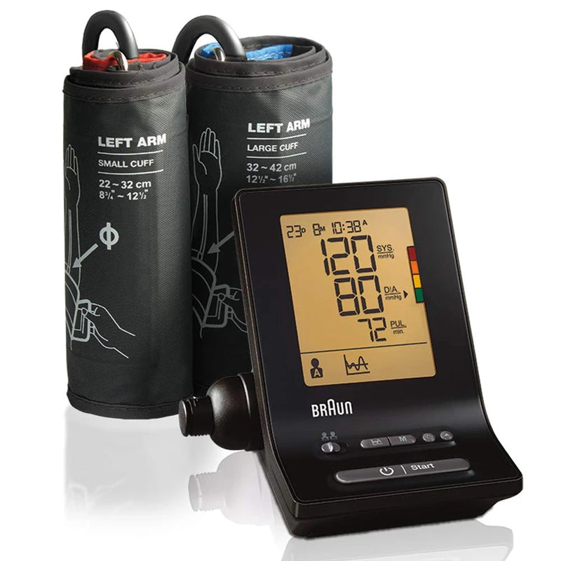 Braun ExactFit 5 automatic Upper arm blood pressure monitor with 2 cuff sizes, BP6200