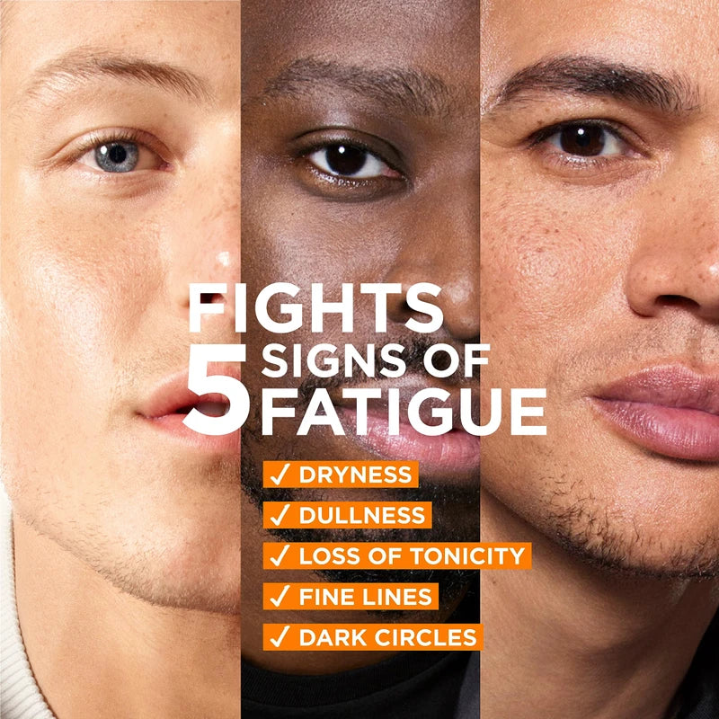 L'Oréal Paris Moisturiser For Men, For Dry and Tired Skin, With Guarana and Vitamin C, Long-Lasting Hydration, Men Expert Hydra Energetic, 50ml