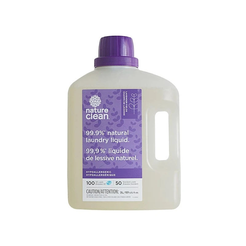Nature Clean 99.9% Natural Laundry Liquid Lavender 3L