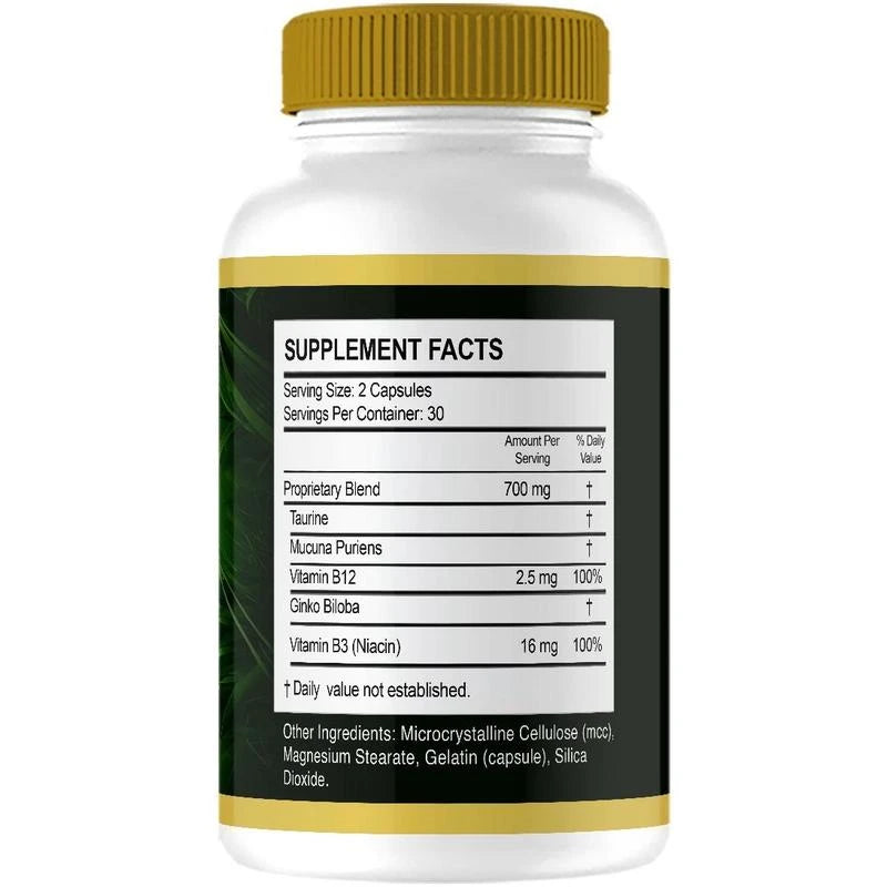 kivus Nerve Forte - Nerve Forte Dietary Supplement, 60 Capsules - Specification: Default