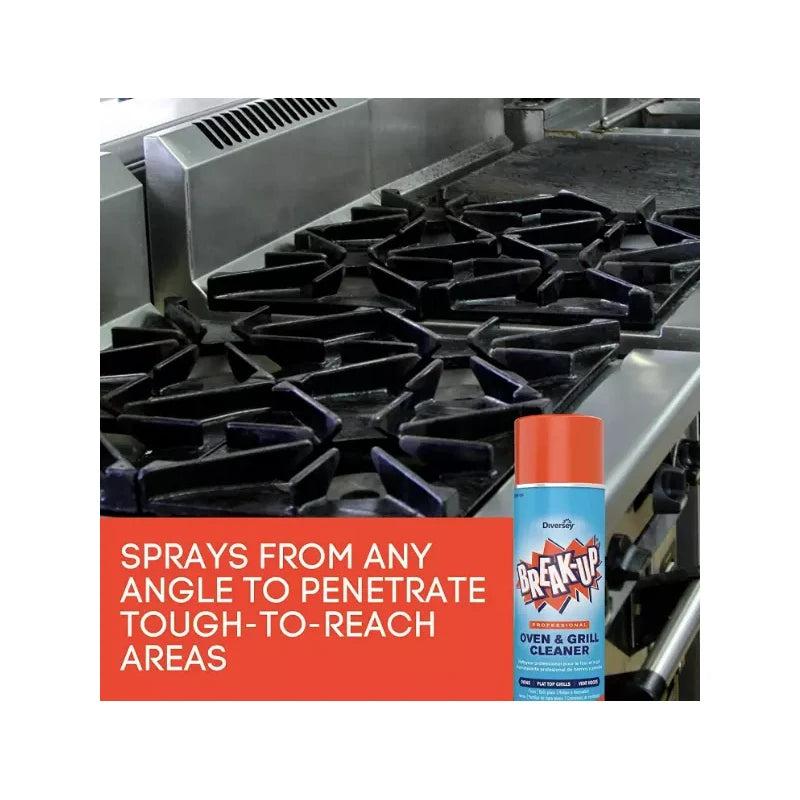 Diversey Break-Up Professional Oven & Grill Cleaner (19 oz) Lot of 2 Brand New