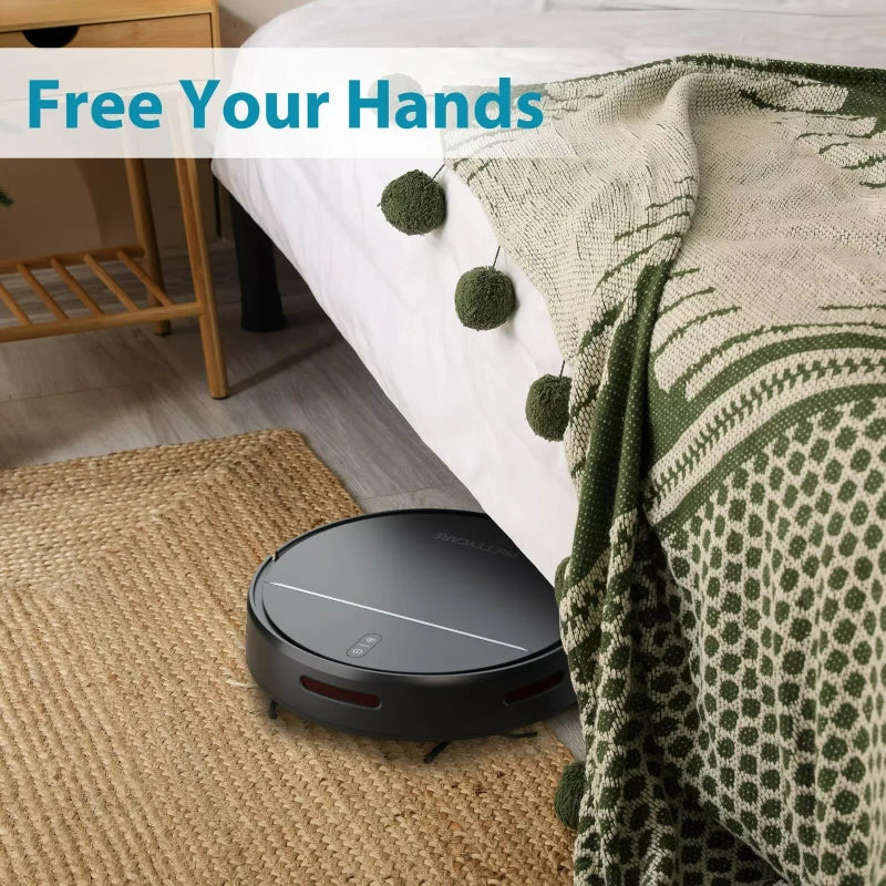 PrettyCare Robot Vacuum Cleaner Model C1 with 2800Pa Featured Carpet Boost - NEW