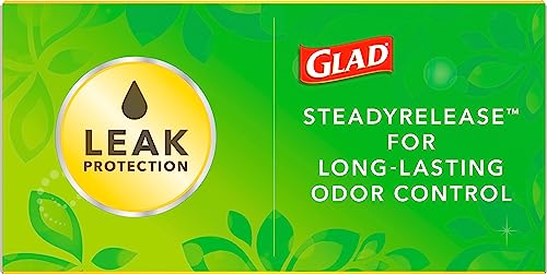 Glad Tall Kitchen Trash Bags 13 Gallon, Gain Original Garbage Bags, Odorshield with Drawstring, 80 Count