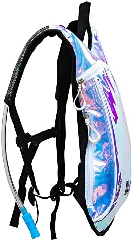Vibe Festival Gear Hydration Pack Backpack with 2L Water Bladder for Women, Men, Teens, Kids - Hydropack Hydro Sports, Outdoor, Running, Camping, Hiking, Festivals, Raves