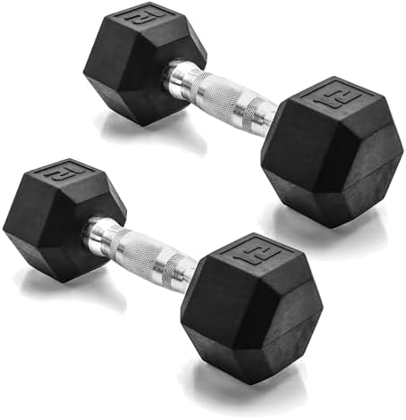 CAP Barbell Coated Dumbbell Weight | Multiple Options Pairs & Sets