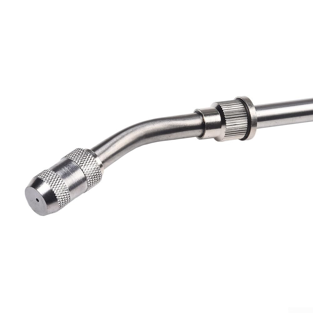 Oniissy Sprayer Wand, Sprayer, Adjustable Stainless Steel Replacement Garden Sprayer Wand with Shut Off Valve