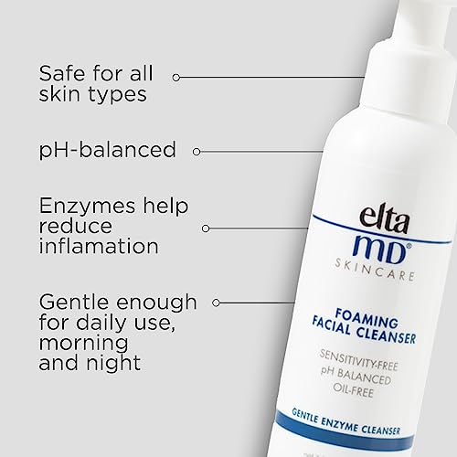 EltaMD AM & PM Moisturizer Facial Kit with Daily Foaming Facial Cleanser, Gentle for Sensitive Skin