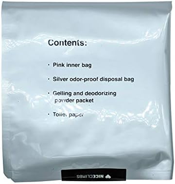 El Crap Waste Bag Toilet Kit, Pack of 10