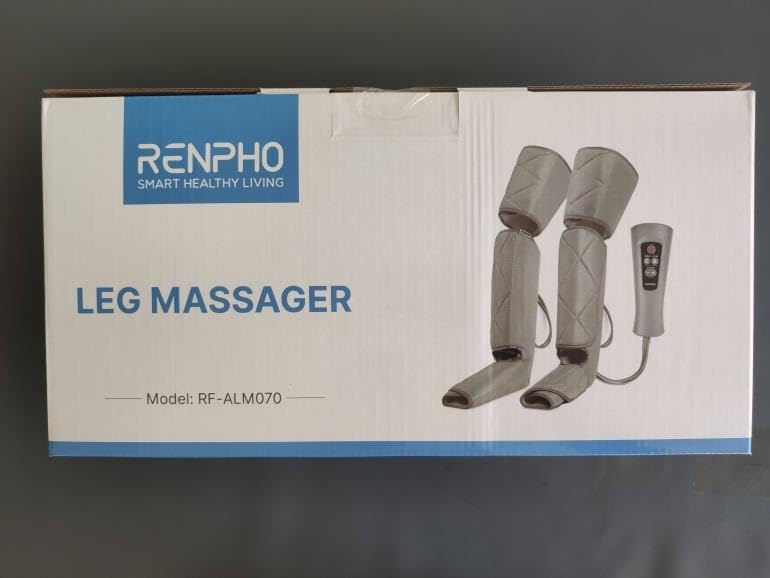 RENPHO Leg Massager FSA HSA Eligible, Air Compression Massager for Circulation Pain Relief, Effective for Father Mother Reduce Swelling-Grey