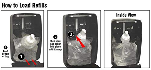 Kutol Health Guard 69010 Foaming Luxury Hand Soap, 4/1000 mL Refill Bags, Pink with Tropical Fragrance