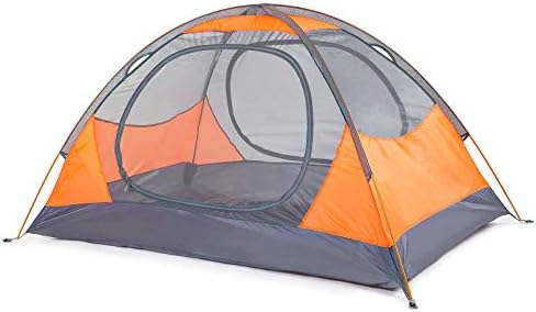 BISINNA 2/4 Person Camping Tent Lightweight Backpacking Tent Waterproof Windproof Two Doors Easy Setup Double Layer Outdoor Tents for Family Camping Hunting Hiking Mountaineering Travel