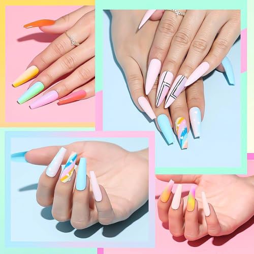 CANNI CC2 Gel Nail Polish Set, 30 Pcs 9ml White Pink Nude Blue Pastel Gel Polish Kit Soak Off LED Natural Nail Polish Set Nail Art Starter Manicure Salon DIY at Home