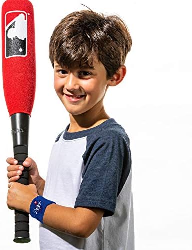 Franklin Sports MLB Team Licensed Baseball Wristbands - MLB Team Logo Sweat Wristbands - Great for Costumes + Uniforms - Pair