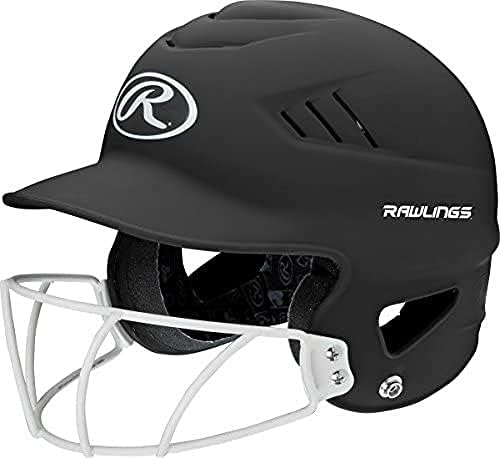 Rawlings | COOLFLO Batting Helmet with Facemask | Fastpitch Softball | One Size fits Most (6 1/2-7 1/2)