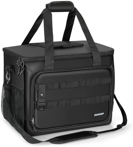 Soft Cooler Bag, Large Leakproof Beach Cooler, Collapsible Cooler with Adjustable Shoulder Straps, Ice Chest, Portable Insulated Bag Camping Cooler for Travel&Camping&Picnic