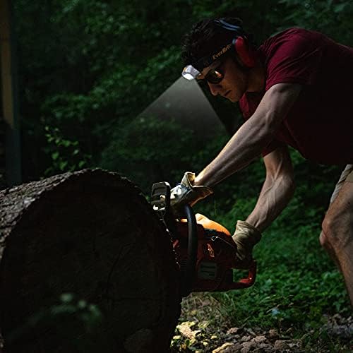 EverBrite LED Headlamp, 4 Lighting Modes, Pivoting Head with Adjustable Headband, IPX4 Water Resistant Perfect for Running, Camping and Hiking, 3 AAA Battery Powered(5 Pack)