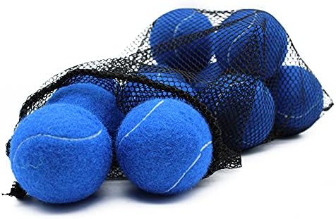 Magicorange Tennis Balls, 12 Pack Advanced Training Tennis Balls Practice Balls, Come with Mesh Bag for Easy Transport, Good for Beginner Training Ball