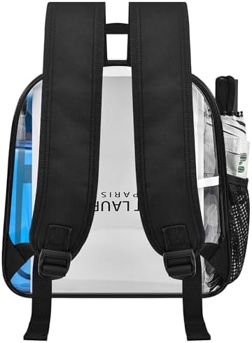 Oraben Clear Backpack for Stadium Events Stadium Backpack Waterproof 12x6x12 Clear Bag for Adult Concert Sport Work
