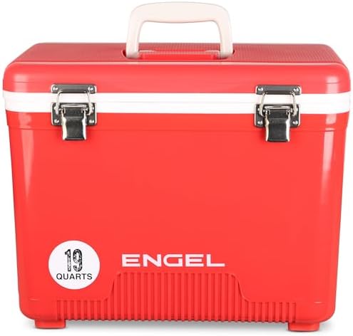 Engel 19qt Leak-Proof, Air Tight, Drybox Cooler and Small Hard Shell Lunchbox for Men and Women
