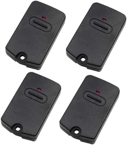 RB741 for Mighty Mule Gate Opener Remote, 318MHZ Gate Remote Control for GTO Gate Openers, 9 Dip FM135 Gate Transmitter for MM371W MM572W etc. Gate Clicker Garage Door Entry Controller (4 Pack)