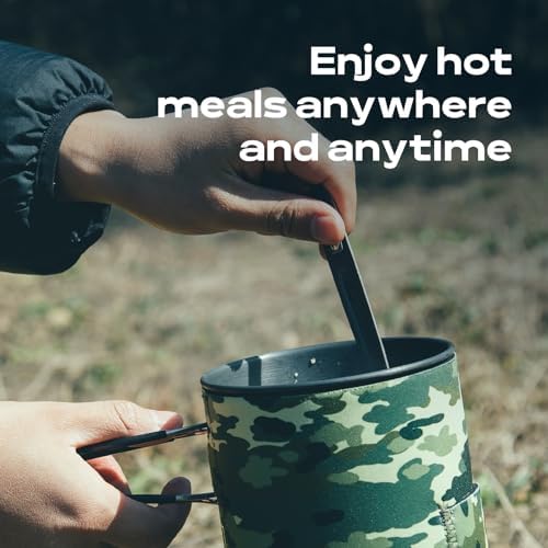 Fire-Maple "Fixed Star 1" Personal Cooking System | Pot/Jet Burner Stove System with Electric Ignition | Ideal for Hiking, Camping, Backpacking, Fishing, Hunting Trips and Emergency Use