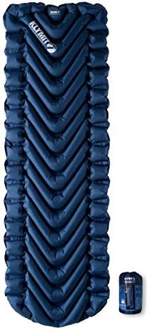KLYMIT STATIC V Sleeping Pad, Lightweight, Outdoor Sleep Comfort, Best Camping Gear for Backpacking and Hiking, Inflatable Camping Mattress