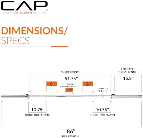 CAP Barbell Olympic Bars | Multiple options