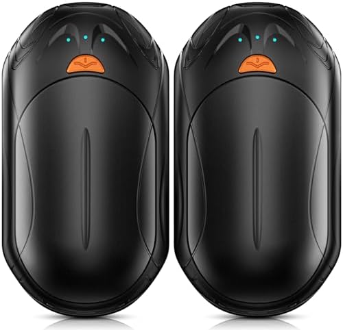 AI Hand Warmers Rechargeable 2 Pack,6000mAh Rechargeable Hand Warmer,20Hrs Long Heating Electric Hand Warmer,Portable Pocket Heater,Pocket Size Hand Warmer, Gifts for Christmas