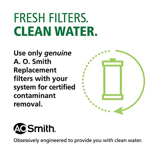 AO Smith Advanced Direct Connect Under Sink Replacement Filter for AO-MF-ADV System - Claryum Filtration Reduces Up To 99% of 78 Harmful Contaminants - AO-MF-ADV-R