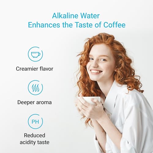 Alkaline Filters Replacement for All Waterdrop Pitcher Filtration System, Fits Waterdrop WD-PF-AL, Reduces PFOA/PFOS, Chlorine, Last Up to 100 Gallons,1 Pack, AQUA CREST